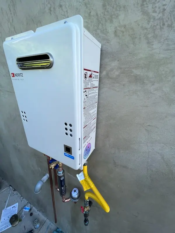 Tankless water heater installation for Westport homes